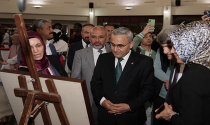 Kütahyalı depremzedeler eserlerini sergiledi