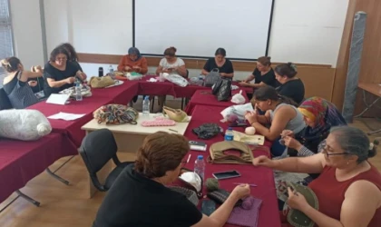 Muğla Milas’ta el sanatları kurslarına yoğun ilgi